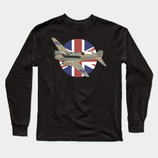 Avro Anson British WW2 Airplane Long Sleeve T-Shirt